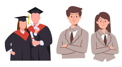 Fresh Grad and Employee Image